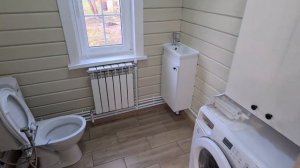 Отопление в доме из бруса. Открытый монтаж на полипропилене.