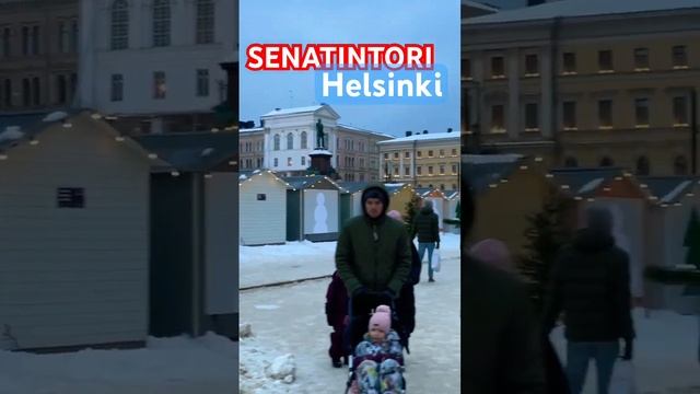 Senate Square Helsinki, Walking through the Christmas Market #helsinkifinland