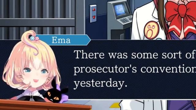 Millie laughs at the thought of a "Prosecutor's Convention"