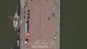 Drone video in Helsinki, beautiful Julija. I offer a photo shoot with drone video in Helsinki