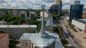 Tallinn, "Kremlin" - a residential complex of the "Dvigatel" plant 1951-1956 Drone video