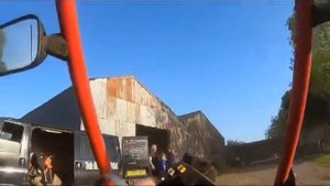 Honda Pilot FL400 R Buggy 1989 2 stroke go pro doughnuts part 1