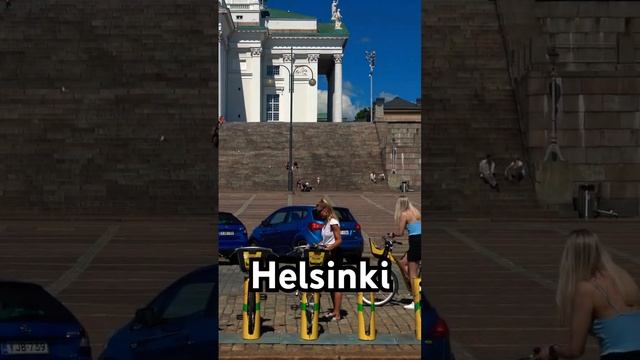 Traveling Around Helsinki, Finnish Girls Rent City Bikes #travel #helsinkifinland