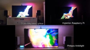 Ambilight Battle - Govee vs. Philips vs. Hyperion on OLED