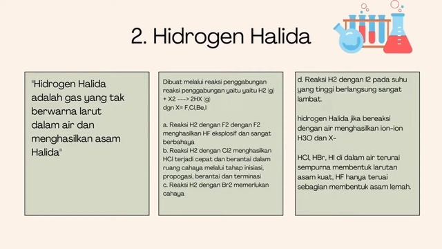 Kimia Unsur Kelas 12- Halogen (Golongan VII A) // Materi Ion Halida (HX) смотреть онлайн