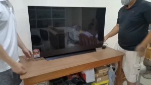 Unboxing LG OLED 48" C1 Gaming TV! 4K!