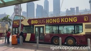 Гонконг #2 Hong Kong 12.2024 Центральный район. Central. Автобусная экскурсия. Пик Виктория.