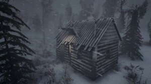 СУРОВАЯ ЗИМНЯЯ БУРЯ. Звуки снежной бури и завывания ветра успокаивают. Видео снегопада для сна