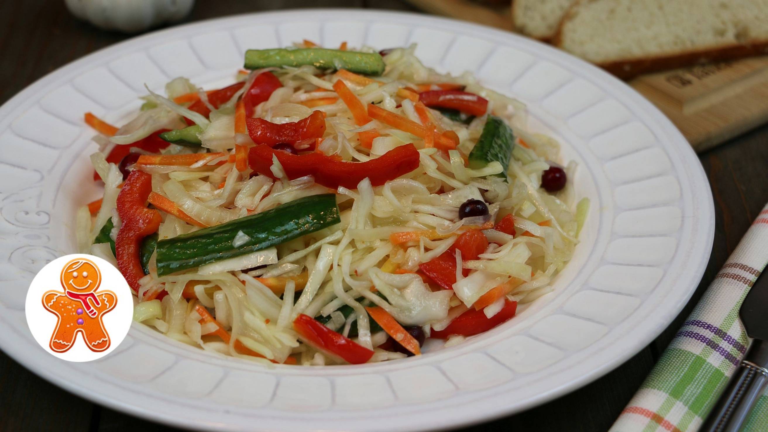 Яркий и Вкусный 🥗 Салат "Витаминный"