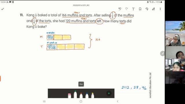 What are Fractions? (Level 3) Part-2 Qns 11. | PSLE 2022 Math Coaching Class By Teacher Hidayah