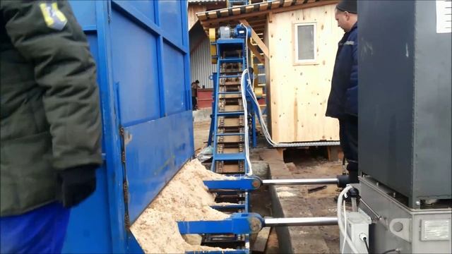 Работа механизированного склада Живое дно, скребкового цепного конвейера, дискового сепаратора