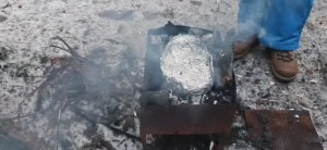 Баранина на углях в фольге