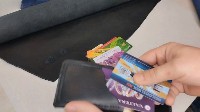 Картхолдер из натуральной кожи ручная работа