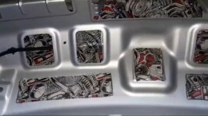 Шумоизоляция крышки багажника кобальт ЧАСТЬ 2