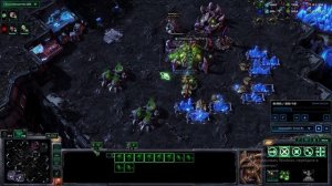 StarCraft2 2024г(2600ммр). Собаки+рочи+гидра и +граейд на защиту земным.