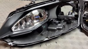 Volkswagen Polo - замена линз, диодные линзы Expression Drive