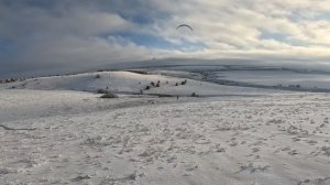 Сноукайтинг в Татарстане.