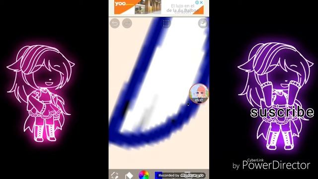 Neon effect (gif savella gachatuber) смотреть онлайн