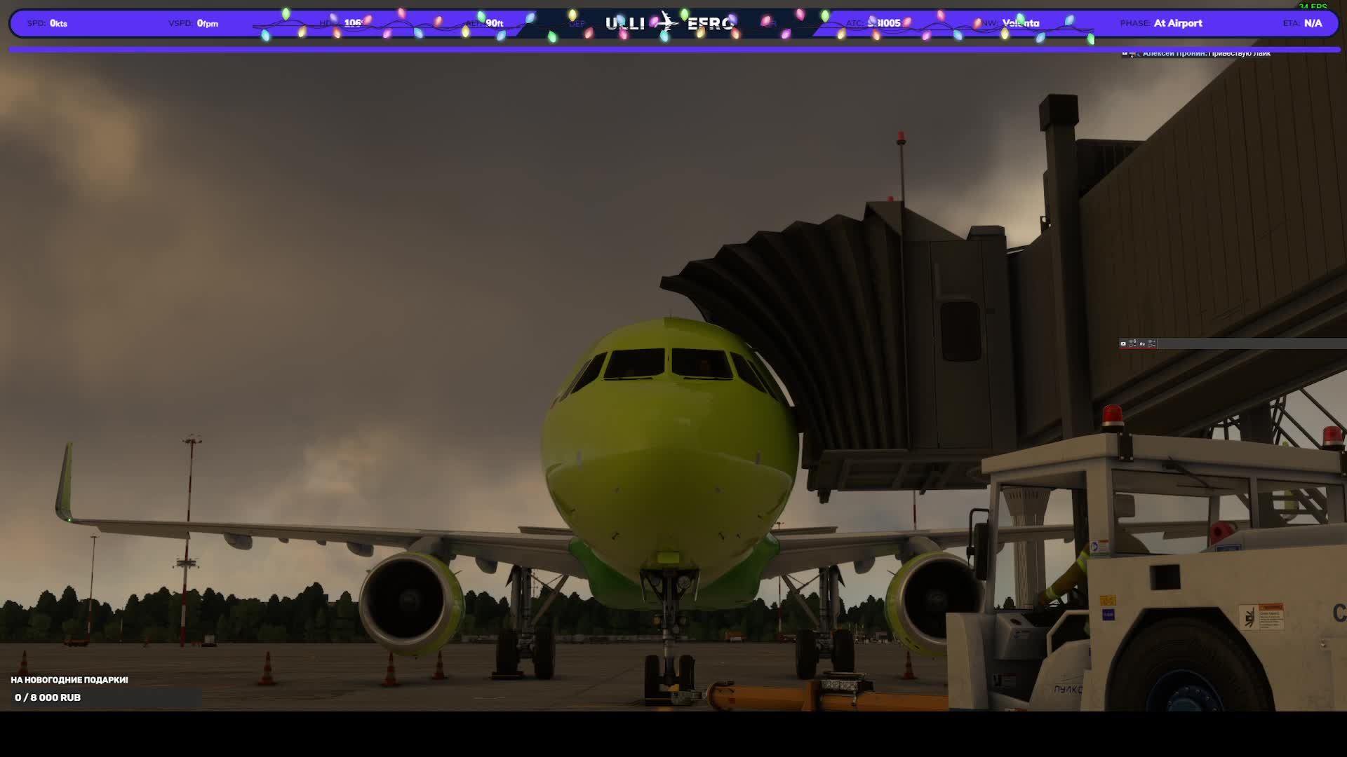 MSFS2020, FSLabs A321-200 SL, SBI005, Vatsim, St Petersburg(ULLI) - Rovaniemi(EFRO)