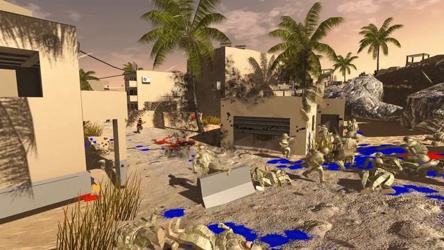 Ravenfield - Massive NPC Battle | 500 VS 500 | NPC War & A.I Battle | Render in 60FPS |Urban Warfar смотреть онлайн