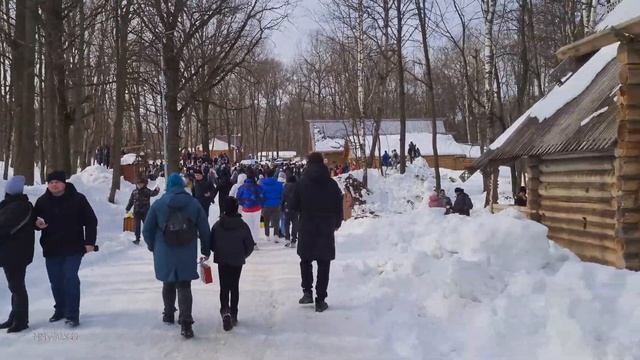 The Wide Maslenitsa in Shchelkovsky hutor/A holiday according to Russian traditions/NN Russia/4K HD