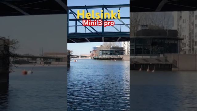 Flight under the bridges of Ruoholahti. Helsinki. drone: Dji mini3 pro