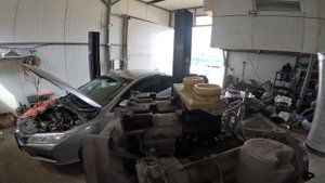 Honda Grace GM4 обслуживание выжимного механизма сцепления 22000-5p8-026