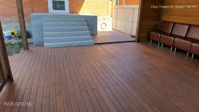 Мангальная зона  под ключ  компании  ...Мир Навесов... в Ростове на Дону.