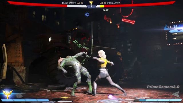 Injustice 2 - Black Canary Vs. Green Arrow