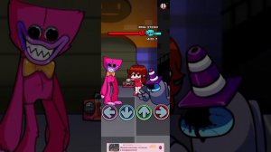 Хагги Вагги и Мама длинные ноги против Русского Шлёпы и бойфренда в FnF Русский Шлёпа,Крутой Шлёпа