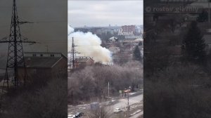 На Евдокимова загорелся сарай и потом огонь перекинулся на дом. 😧