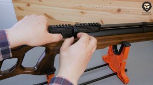 Пневматическая винтовка Kalibrgun Cricket Standart Carbine (5.5 мм, Скелетное ложе) видео обзор 4k