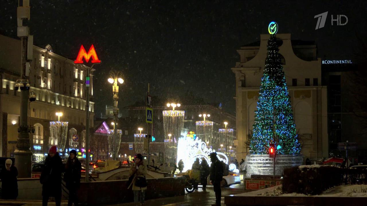 31 декабря в Москве ожидается снегопад