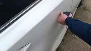 Осмотр кузова Лексус NX 200 толщиномером.