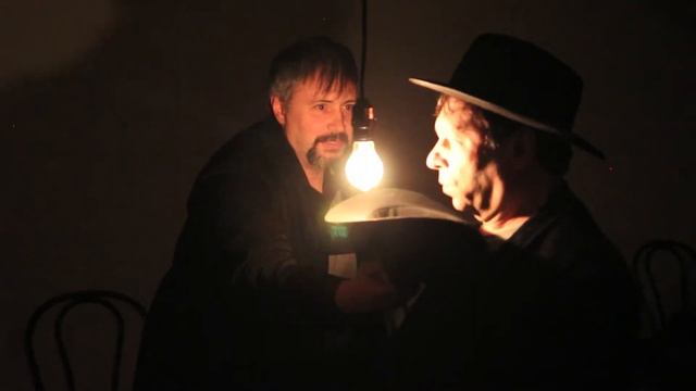 Theatrical Novel by MiKhail Bulgakov (rehearsal with light bulbs)