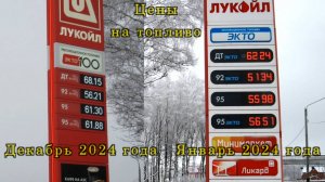 Рост цен на топливо за 2024 год