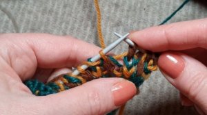 1 цвет = 1 ряд без протяжекIТрёхцветная мозаика I ленивый жаккард I  English SubtitleI Lazy Jacquar