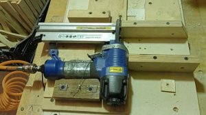 Сборка рамок на кондукторе с пневмостеплером (17.01.2023)