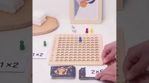 Math Educational Toy For Kids Multiplication Learning Board Game Watotoz