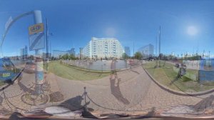 Walk around Helsinki in 360° video, see everything around you.