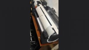Плоттер Canon ipf 770 в работе, неполный цикл печати