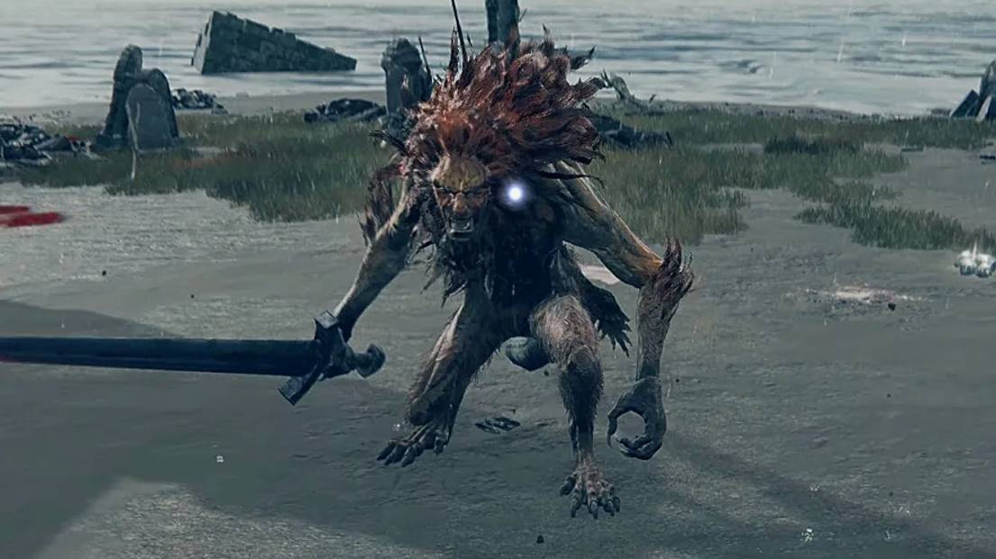 11. прохождение Elden ring, босс - бастард Леонин