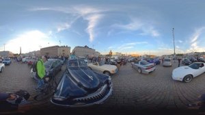 Helsinki 360° Market Square, Vintage Car Exhibition #360 #360video #360vr