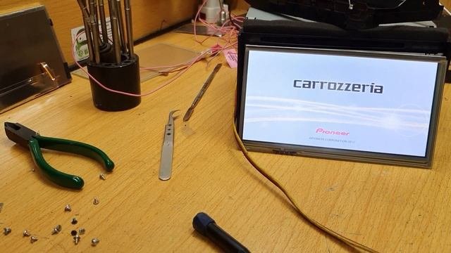 Замена сенсора на магнитоле Pioneer Carrozzeria MRZ09, 05, 06, 02,