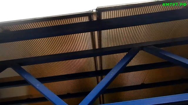 Навес из поликарбоната спустя 3 года
