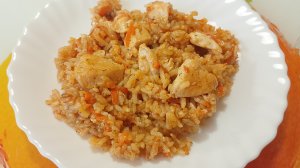 Рецепт быстрого обеда. Плов из курицы