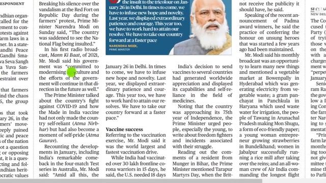 1 February 2021 | The Hindu Newspaper Analysis | Current affairs 2020 #UPSC #IAS #Todays The Hindu