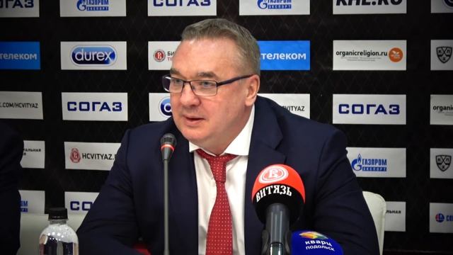 Пресс-конференция главных тренеров : «Витязь» - ЦСКА (04.03.19) смотреть онлайн