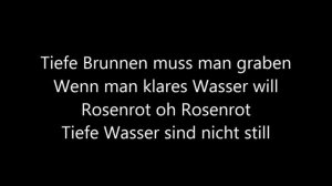 Rammtein  Rosenrot lyrics