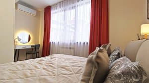 Апартамент с двумя спальнями в центре Красной Поляны. Турчинского, 85 Жить в Горах.